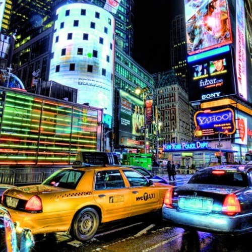 TIMES SQUARE - NEW YORK, Educa HDR Puzzle 1000 pc
