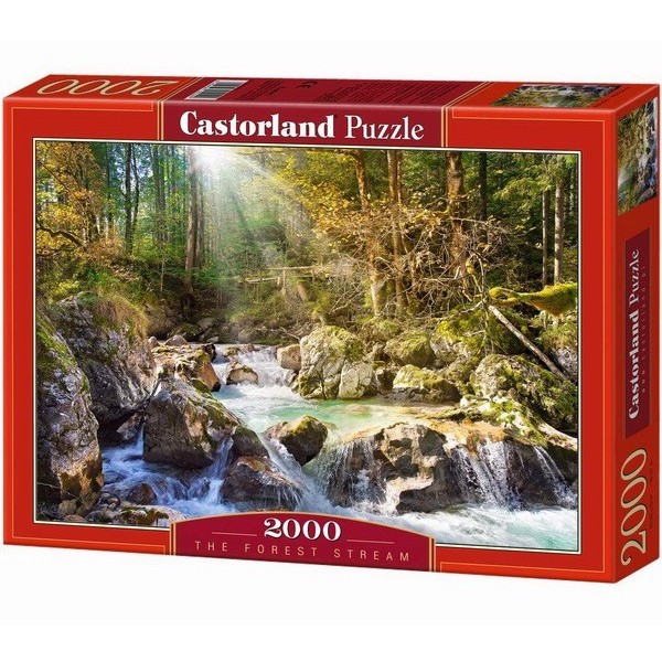 The forest stream, Castorland puzzle 2000 pc
