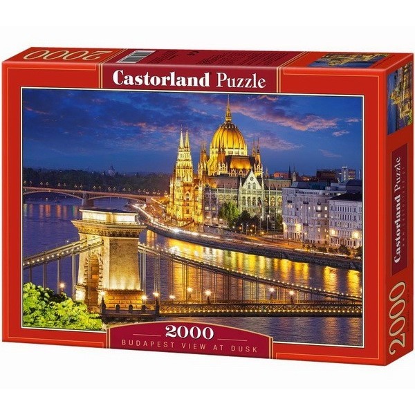 puzzle Castorland L'orologio del villaggio - 2000 pezzi