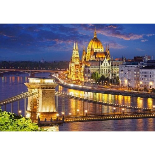 Budapest view at dusk, Castorland puzzle 2000 pc