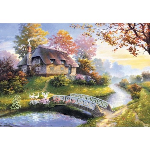 Házikó a pataknál, Castorland puzzle 1500 db