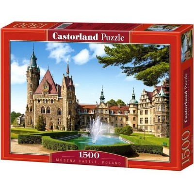 Moszna Kastély - Lengyelország, Castorland puzzle 1500 db