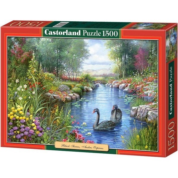Fekete Hattyúk - Andres Orpinas, Castorland puzzle 1500 db