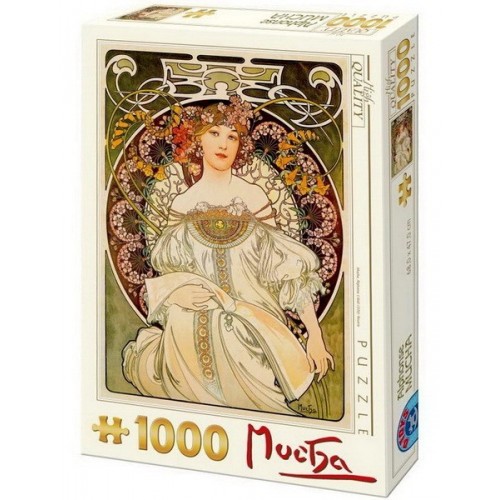 Álmodozás - Alfons Mucha, D-Toys puzzle 1000 db