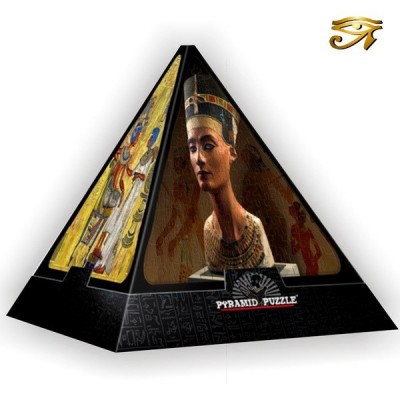 Egyiptom - Nofretete, 3D Piramis puzzle 500 db