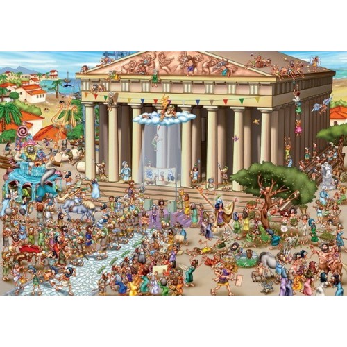 Acropolis of Athen, D-Toys puzzle 1000 pc