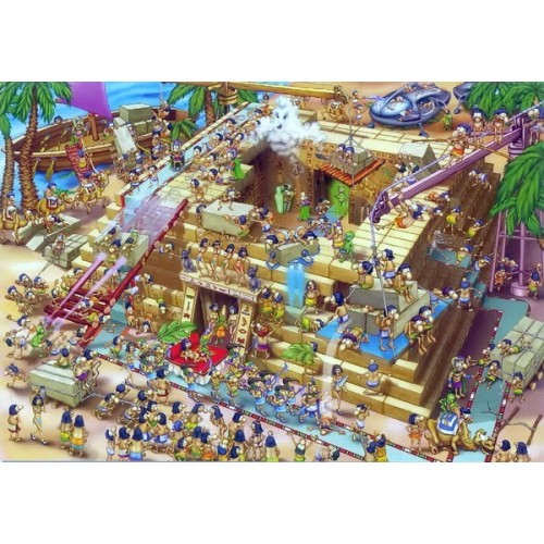 Pyramid building in Egypt, D-Toys puzzle 1000 pc