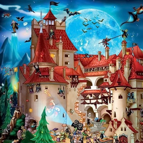 Dracula's Castle, D-Toys puzzle 1000 pc