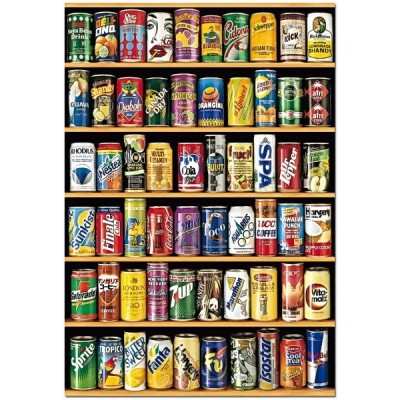 Soft drink Cans, Educa Puzzle 1500 pc