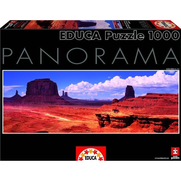 Monument Valley - USA, Educa Panoráma Puzzle 1000 darabos képkirakó