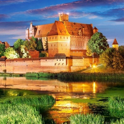Malbork Castle - Poland, Castorland Puzzle 1000 pc