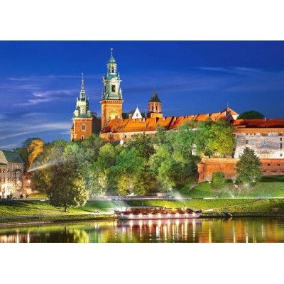 Wawel Castle by Night - Poland, Castorland Puzzle 1000 pc