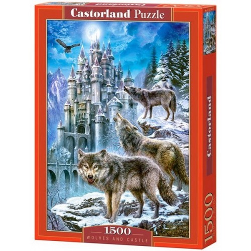 Wolves and Castle, Castorland puzzle 1500 pc