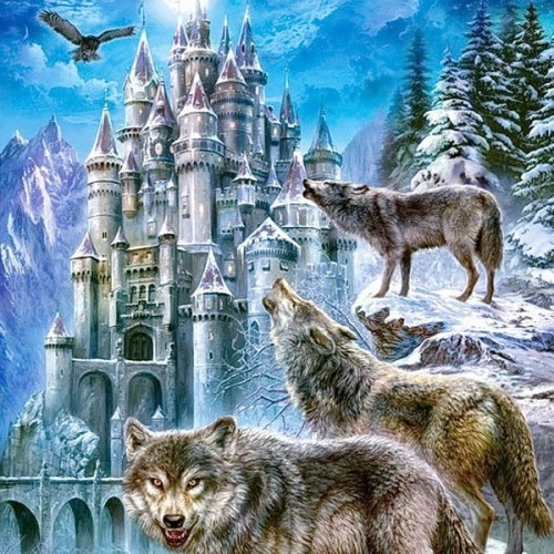 Farkasok a kastélynál, Castorland puzzle 1500 db