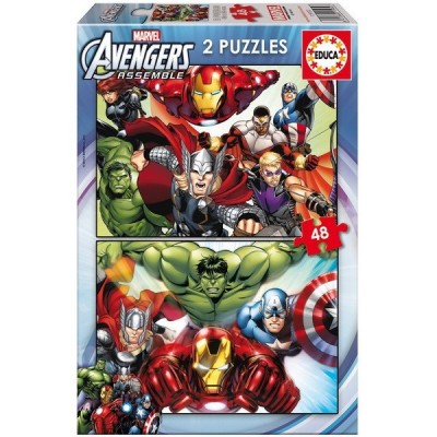 Bosszúállók - Avengers, Marvel, Educa Puzzle 2x48 db