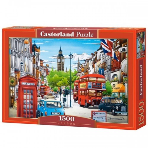 London, Castorland puzzle 1500 db