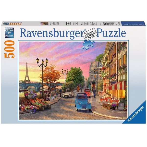 Párizsi alkony, Ravensburger Puzzle, 500 darabos képkirakó