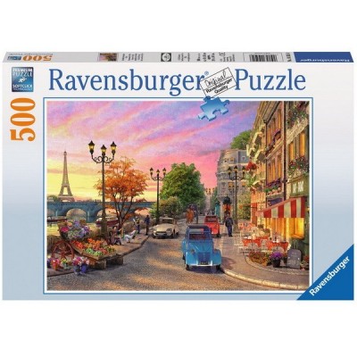 Párizsi alkony, Ravensburger Puzzle, 500 darabos képkirakó