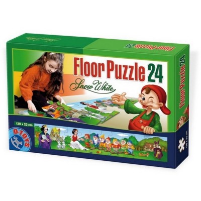 Hófehérke - Padló Puzzle, D-Toys 24 darabos képkirakó