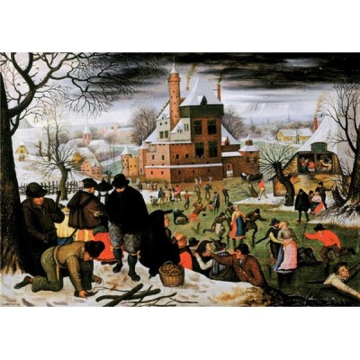 Winter - Pieter Brueghel, D-Toys puzzle 1000 pc