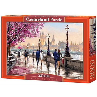 Folyóparti séta - Richard Macneil, Castorland puzzle 2000 db