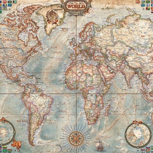 Politikai világtérkép, Educa Mini Puzzle 1000 darabos