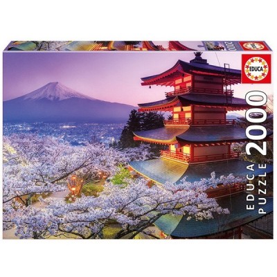 Fuji Hegy - Japán, Educa Puzzle 2000 darabos képkirakó