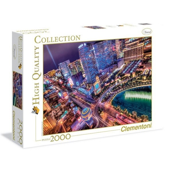 Las Vegas - Clementoni puzzle, 2000 darabos