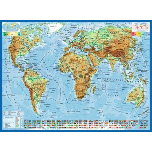 Map of the World, Ravensburger Puzzle 300 pcs XXL