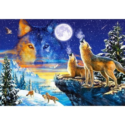 Howling Wolves, Castorland Puzzle 1000 pc