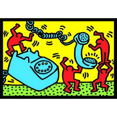 Telefon - Keith Haring, Educa Puzzle 500 db