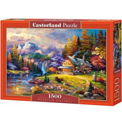 Mountain Hideaway - James Lee, Castorland puzzle 1500 pc