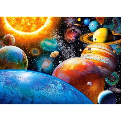 Planets and their Moons, Castorland Puzzle 300 pcs