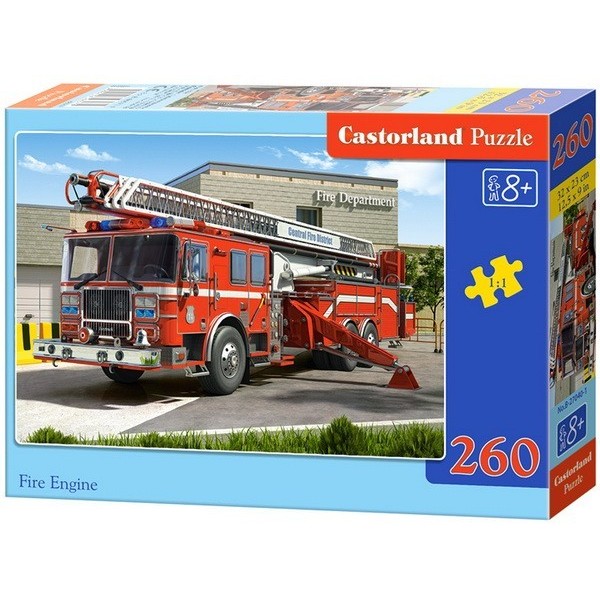 Tűzoltóautó, Castorland 260 darabos puzzle