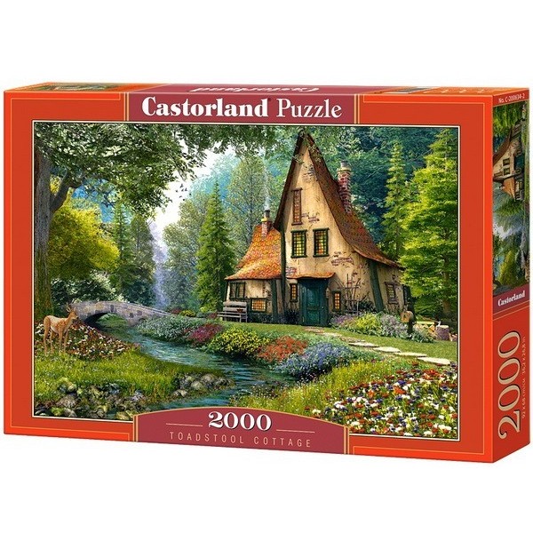 Erdei házikó, 2000 darabos Castorland puzzle