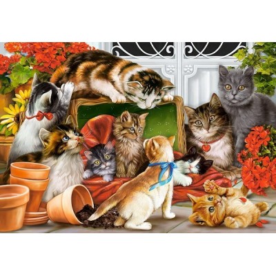 Kittens Play Time, Castorland puzzle 1500 pc