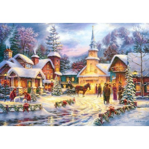 Karácsonyi este, Castorland puzzle 1500 db