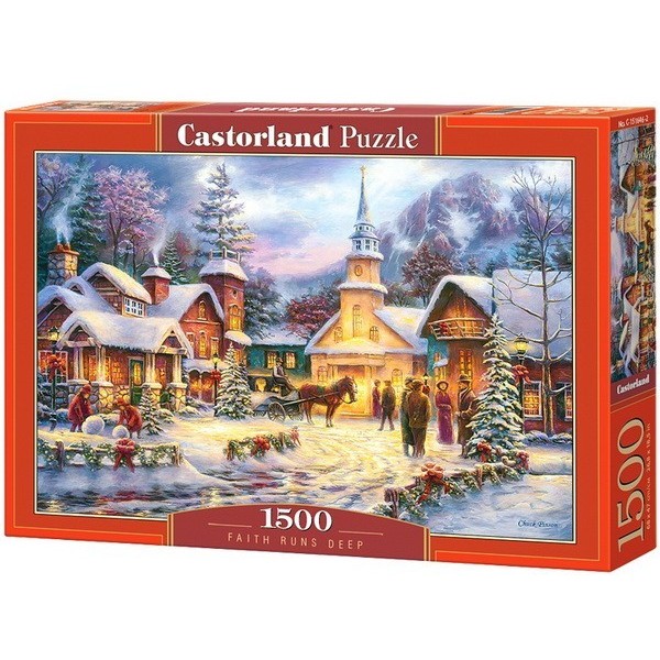 Karácsonyi este, Castorland puzzle 1500 db