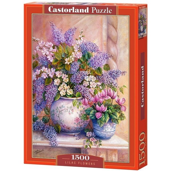 Lila virágok, Castorland puzzle 1500 db