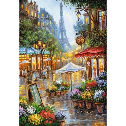 Spring Flowers - Paris, Castorland Puzzle 1000 pc