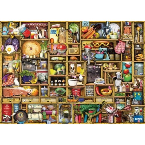 Konyhaszekrény, 1000 darabos Ravensburger puzzle