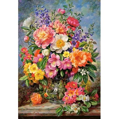 June Flowers in Radiance, Castorland Puzzle 1000 pc