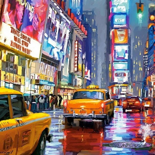 Times Square, 1000 darabos Castorland puzzle