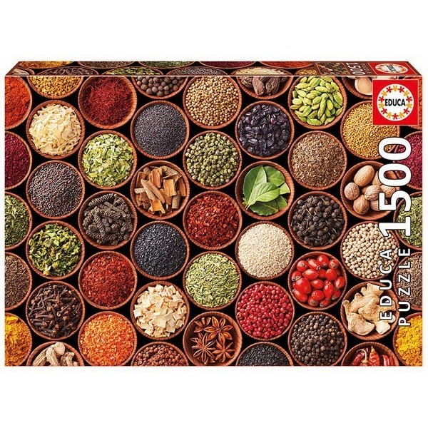Fűszerek és gyógynövények, 1500 darabos Educa puzzle