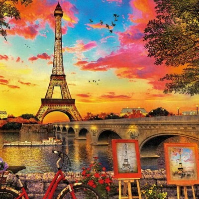 Naplemente Párizsban, 3000 darabos Educa puzzle