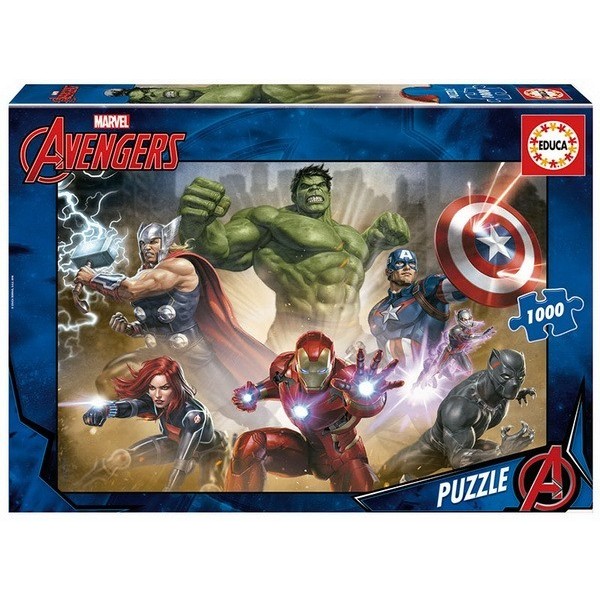 Avengers hősök, 1000 darabos Educa Puzzle