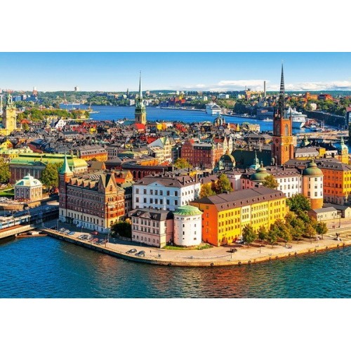 The Old Town of Stockholm - Sweden, Castorland Puzzle 500 pcs