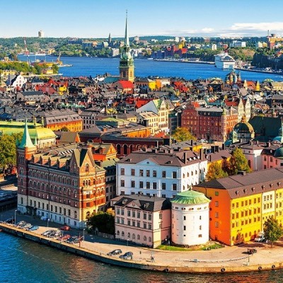 Stockholm óvárosa - Svédország, 500 darabos Castorland puzzle
