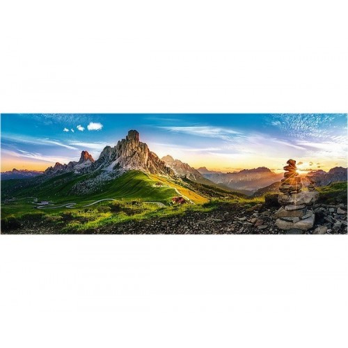 Passo di Giau - Dolomites, Trefl panorama Puzzle, 1000 pcs