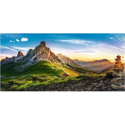 Dolomitok - Giau-hágó, 1000 darabos Trefl panoráma puzzle